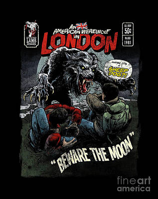 Werewolves of London Warren Zevon Lyric Poster Unframed Print 