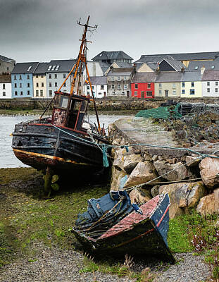  Digital Art - Galway Bay Boats by Phil Olivo