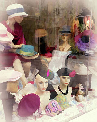  Photograph - Hats on Display by Debbie Smith