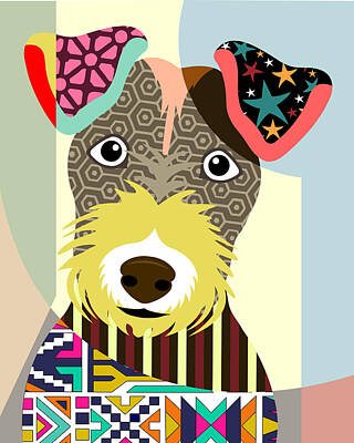 UNFRAMED Personalized Option Lakeland Terrier Art Die Cut Lakeland Terrier Print Lakeland Terrier Silhouette Gift