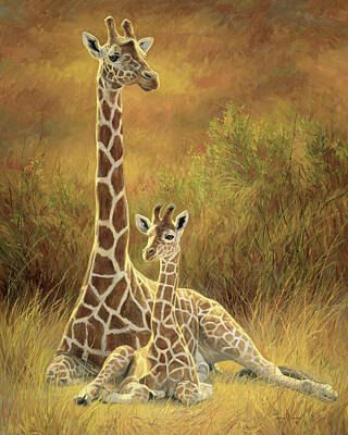 Mother And Baby Animals Paintings