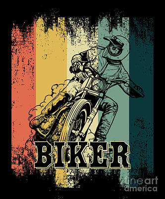 Motorcycle Motocross vintage art deco Sport Travel poster Painting by Tina  Lavoie - Fine Art America