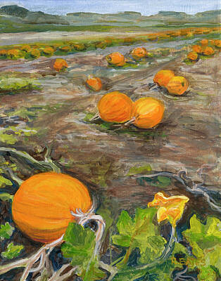  Painting - Pumpkin Fest Resolve by Ruth Bates