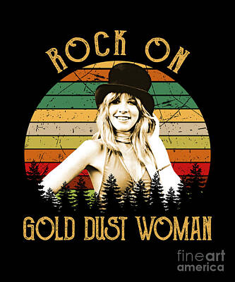 Stevie Nicks - GOLD DUST WOMAN - Lyrics Kids Baby Bodysuit