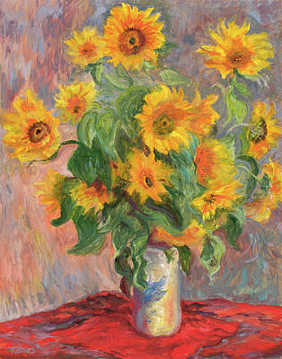  Painting - Sunflowers by Ruth Bates
