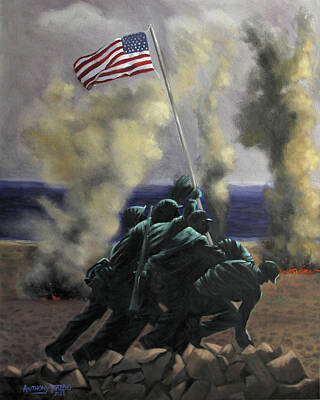 Fighting For Our Country Paintings