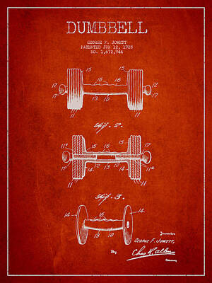 Workout Equipment Patents Wall Art