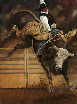 Bull Riders Art