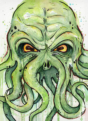 Designs Similar to Cthulhu Watercolor
