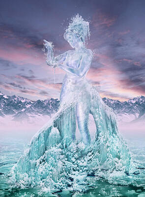  Digital Art - Elements - Water by FireFlux Studios