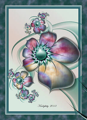  Digital Art - Floral Whimsy by Karla White