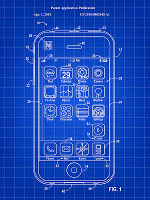 Phone Patent Digital Art