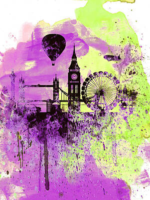 Designs Similar to London Skyline Watercolor 1