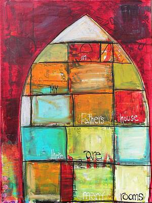  Mixed Media - Many Rooms by Carrie Todd