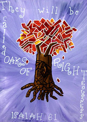  Painting - Oaks of Righteousness by Amber Joy Eifler