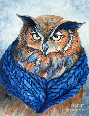 Owl In A Cowl Art