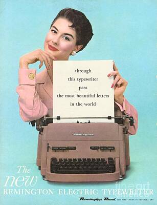Vintage Typewriter Art