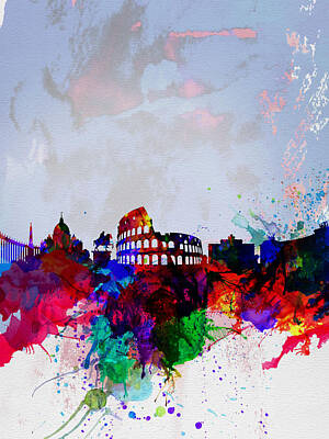 Designs Similar to Rome Watercolor Skyline