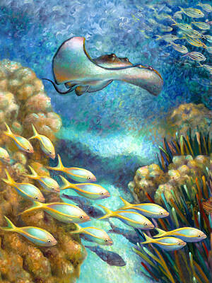 French Angelfish Paintings