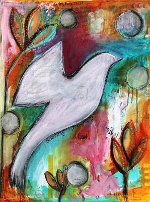  Mixed Media - Soaring Prayers by Carrie Todd