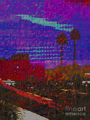 Twin Palms Purple Haze Art