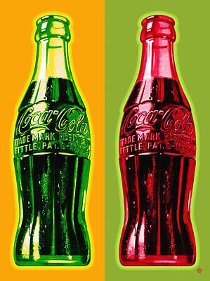 Coke Bottle Digital Art