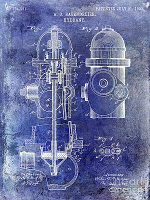 Designs Similar to 1903 Fire Hydrant Patent Blue