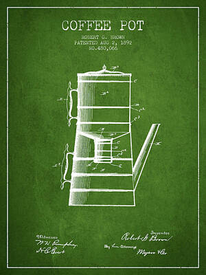 Designs Similar to 1892 Coffee Pot patent - Green