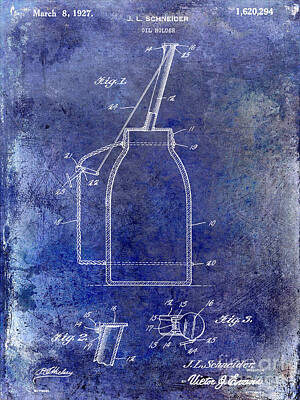 Designs Similar to 1927 Oil Can Patent Blue