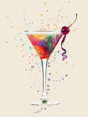 Cocktail Glass Digital Art