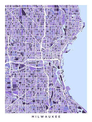 Designs Similar to Milwaukee Wisconsin City Map #9