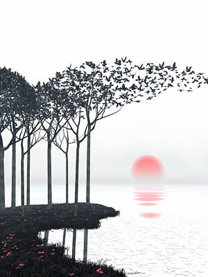 Japanese Landscape Digital Art