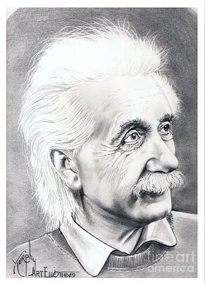 Albert Einstein Drawings Original Artwork