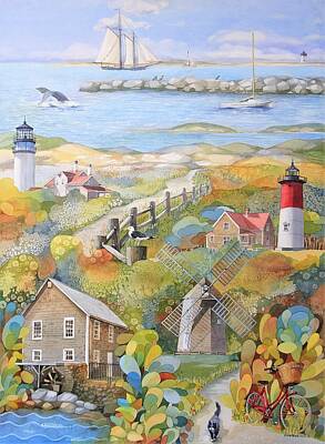  Painting - Cape Cod Painting by Ezartesa Art
