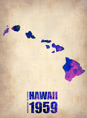 Designs Similar to Hawaii Watercolor Map