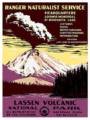 Lassen Volcanic National Park Art