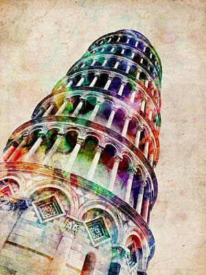 A1 - A5 SIZES AVAILABLE LEANING TOWER OF PISA GLOSSY WALL ART POSTER PRINT 