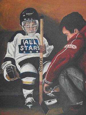 Shinny Hockey Paintings