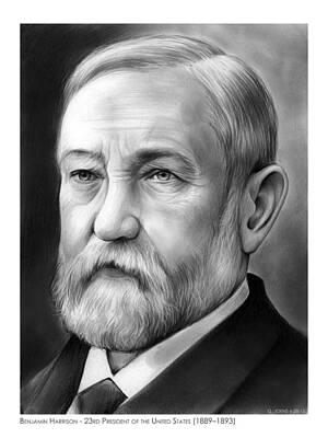 Benjamin Harrison Original Artwork