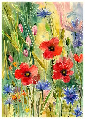 Watercolour Floral Original Artwork