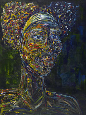African Woman Paintings