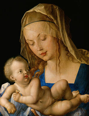 Designs Similar to Virgin and Child with a Pear