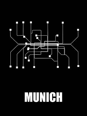 Designs Similar to Munich Black Subway Map #1
