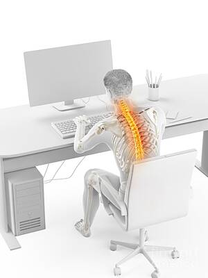 Designs Similar to Back Pain Due To Sitting #18
