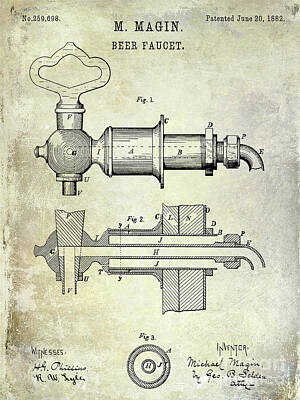 Designs Similar to 1882 Beer Faucet Patent