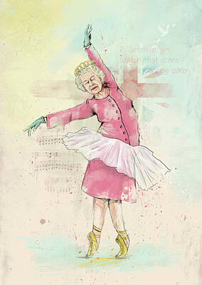 Elizabeth Ii Mixed Media