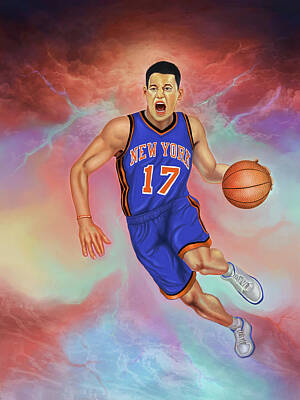 Jeremy Lin Knicks Paintings