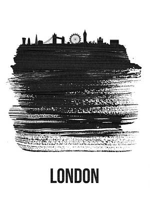 London Skyline Mixed Media Art Prints