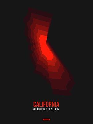 Designs Similar to Map of California Red