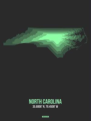 Designs Similar to Map of North Carolina, Green